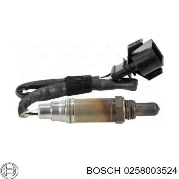 0258003524 Bosch Лямбдазонд, датчик кисню до каталізатора