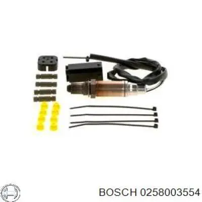 Купити 0258003554 Bosch Лямбда зонд, датчик кисню