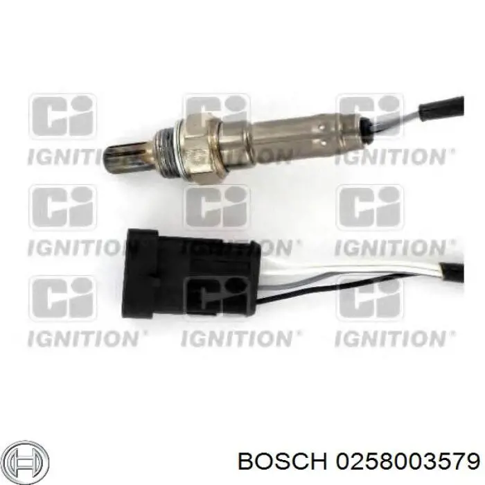 Купити 0258003579 Bosch Лямбда-зонд, датчик кисню після каталізатора