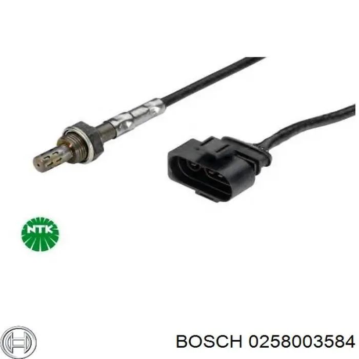 Купити 0258003584 Bosch Лямбда зонд, датчик кисню