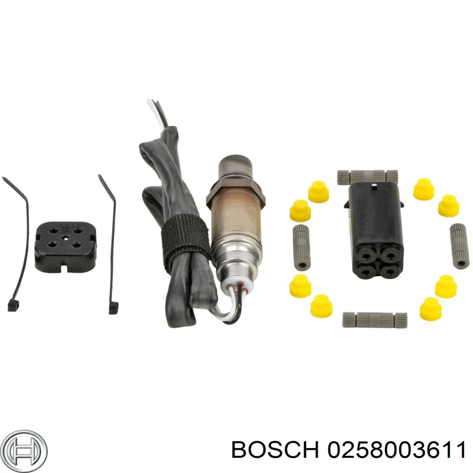 Лямбда датчик кисню Bosch 0258003611 ціна, від 53.89 USD