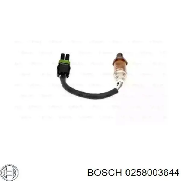 Купити 0258003644 Bosch Лямбда зонд, датчик кисню