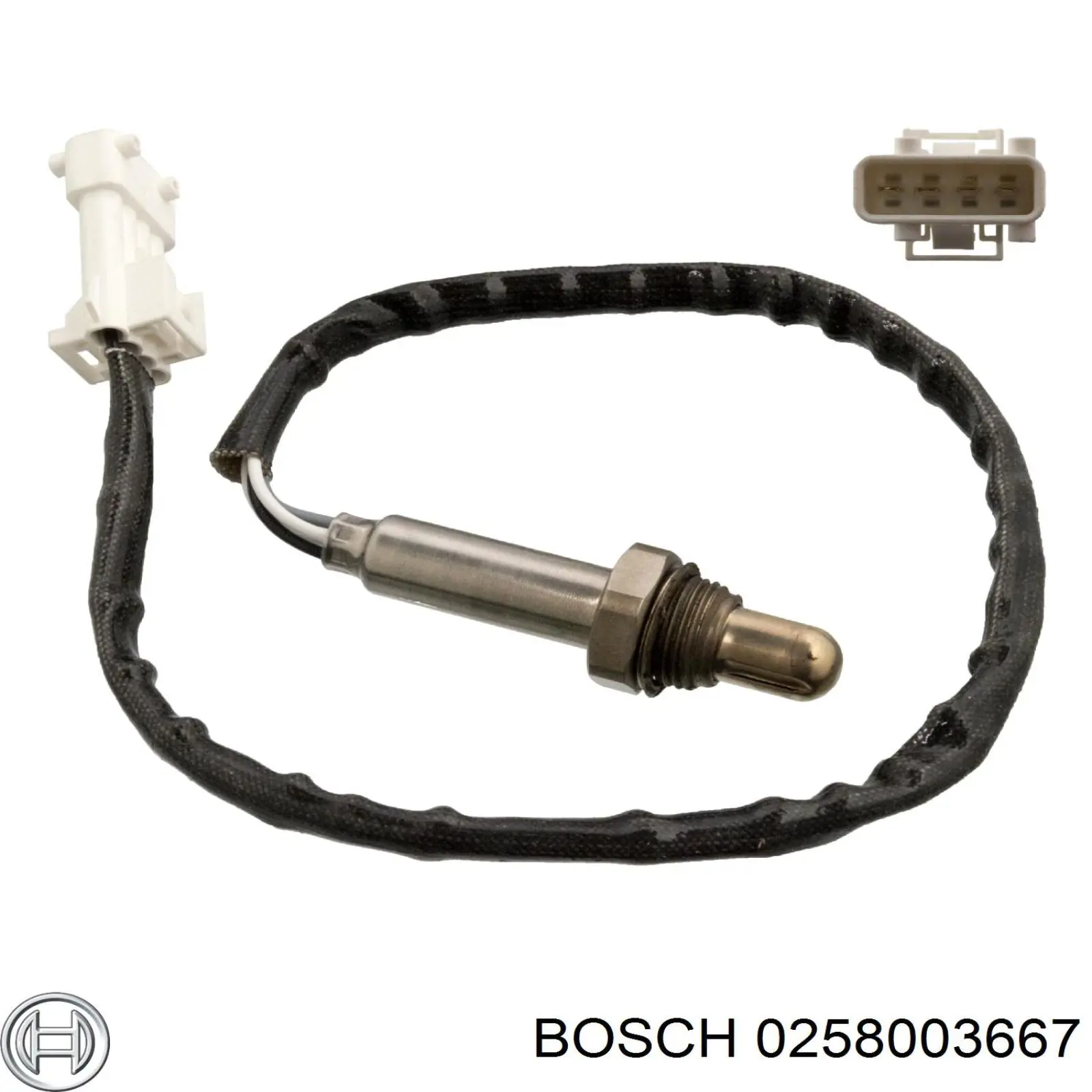 0258003667 Bosch лямбда-зонд, датчик кисню після каталізатора