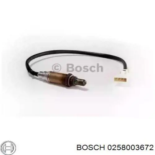 0258003672 Bosch лямбдазонд, датчик кисню до каталізатора