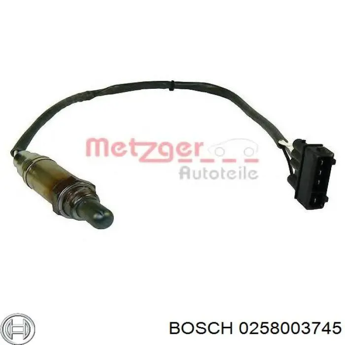 Лямбдазонд, датчик кисню до каталізатора Bosch 0258003745 ціна, від 60.75 USD