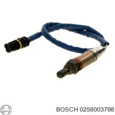 0258003798 Bosch лямбда-зонд, датчик кисню до каталізатора, правий