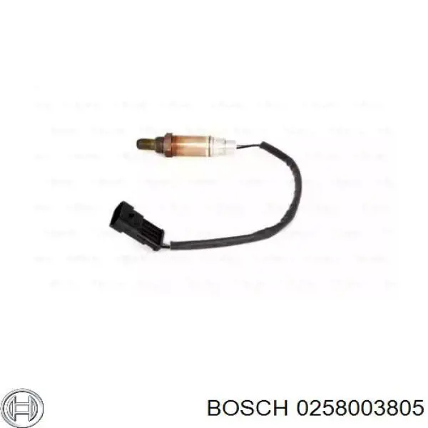 Лямбдазонд, датчик кисню до каталізатора 0258003805 Bosch