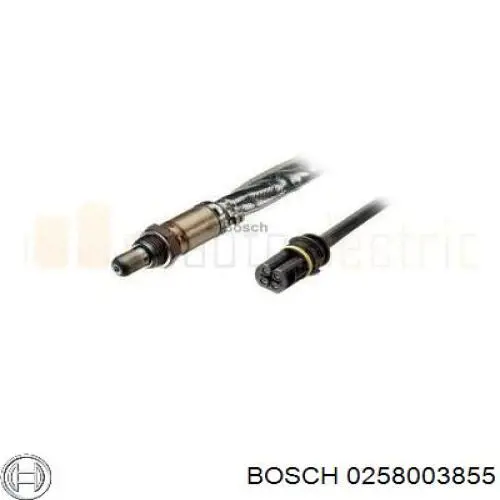 Лямбда датчик кисню Bosch 0258003855 ціна, від 44.94 USD