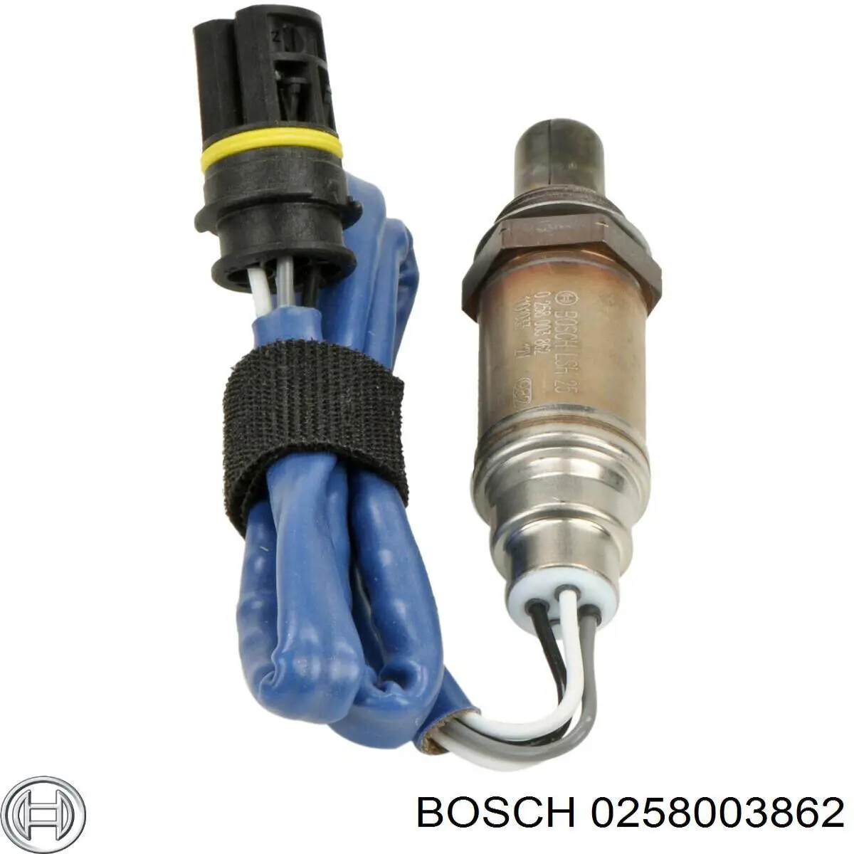 0258003862 Bosch лямбда-зонд, датчик кисню до каталізатора, лівий