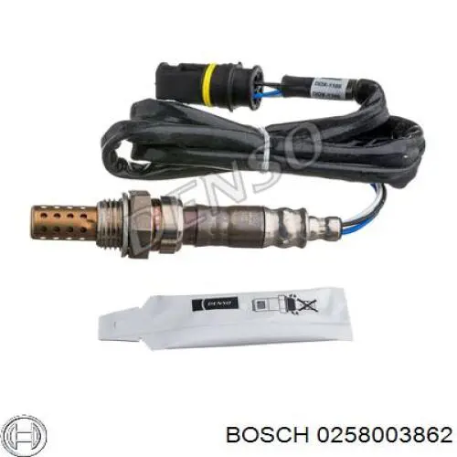 0258003862 Bosch Лямбдазонд, датчик кисню до каталізатора, лівий