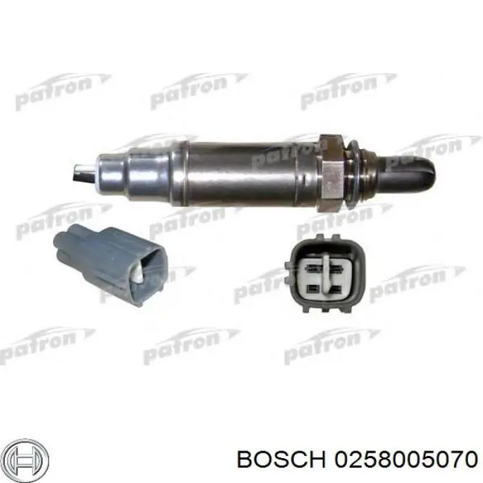 Лямбда датчик кисню Bosch 0258005070 ціна, від 43.73 USD