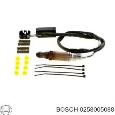 0258005088 Bosch Лямбдазонд, датчик кисню до каталізатора, лівий