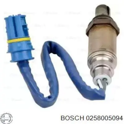 0258005094 Bosch лямбда-зонд, датчик кисню після каталізатора, лівий