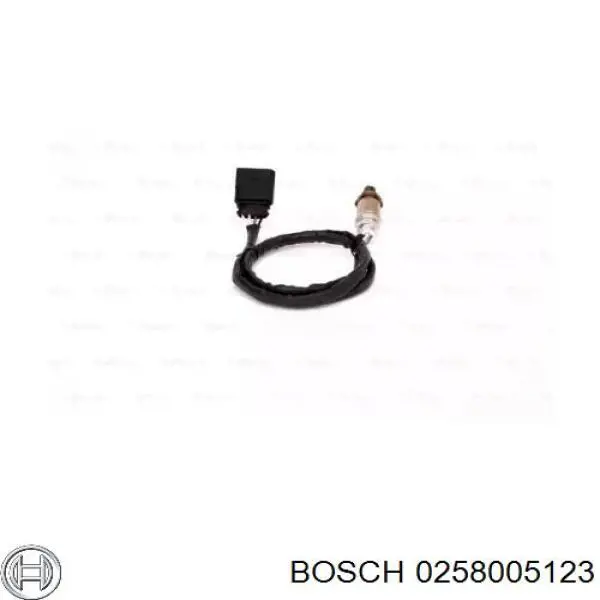 0258005123 Bosch лямбдазонд, датчик кисню до каталізатора