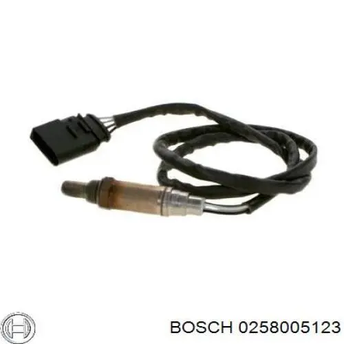Купити 0258005123 Bosch Лямбдазонд, датчик кисню до каталізатора
