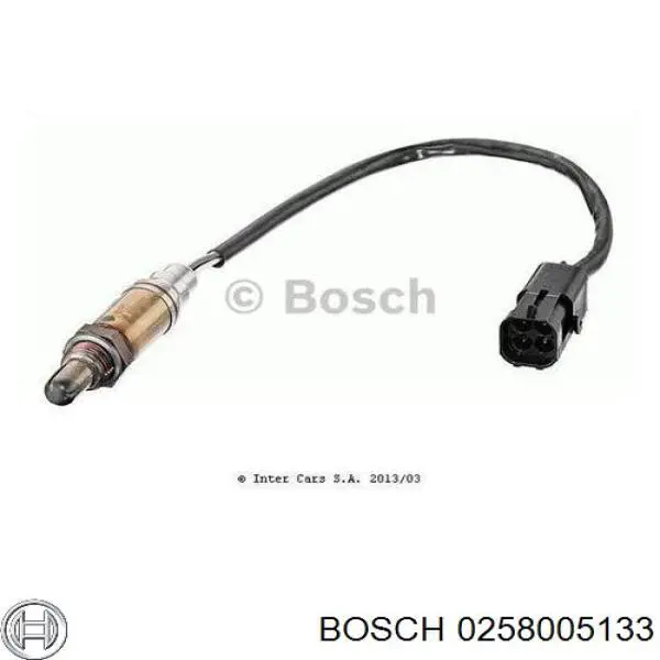 Лямбдазонд, датчик кисню до каталізатора Bosch 0258005133