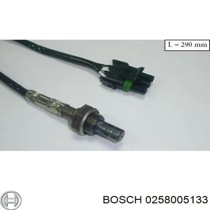 Лямбдазонд, датчик кисню до каталізатора 0258005133 Bosch