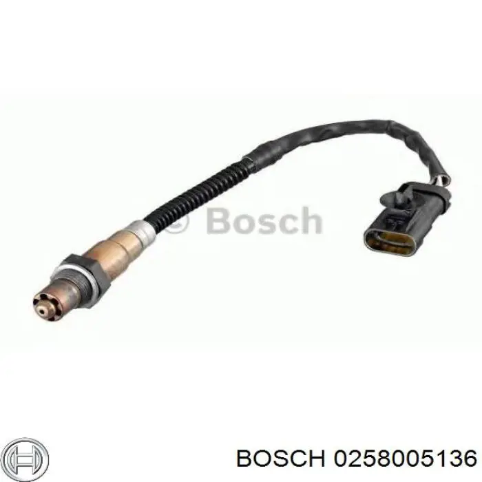 0258005136 Bosch лямбда-зонд, датчик кисню після каталізатора