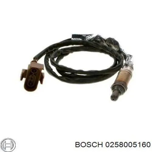 Лямбдазонд, датчик кисню до каталізатора Bosch 0258005160 ціна, від 71.09 USD