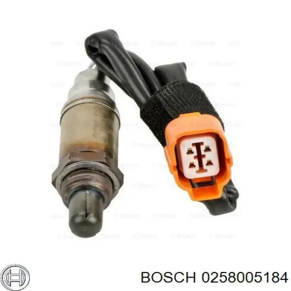 Лямбдазонд, датчик кисню до каталізатора 0258005184 Bosch