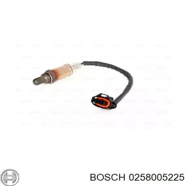 Лямбдазонд, датчик кисню до каталізатора Bosch 0258005225 ціна, від 38.24 USD