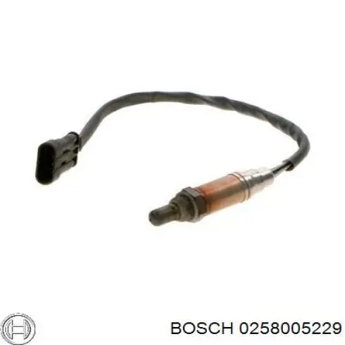 0258005229 Bosch лямбдазонд, датчик кисню