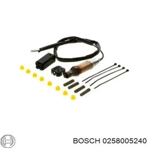 Лямбдазонд, датчик кисню до каталізатора 0258005240 Bosch