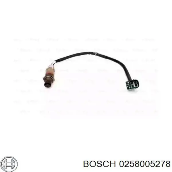 0258005278 Bosch лямбда-зонд, датчик кисню після каталізатора