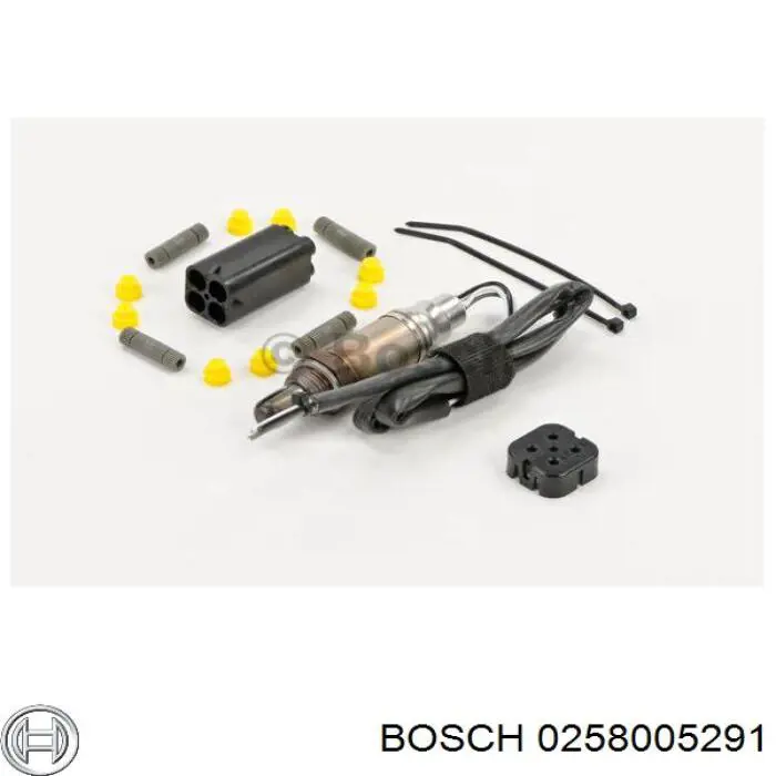 Лямбдазонд, датчик кисню до каталізатора 0258005291 Bosch