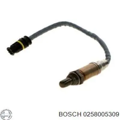 Лямбда зонд до каталізатора, правий Bosch 0258005309 ціна, від 43.06 USD