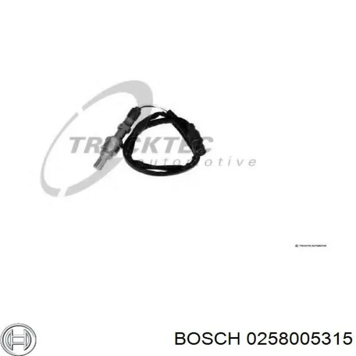 Лямбда датчик кисню Bosch 0258005315 ціна, від 51.73 USD