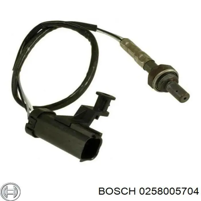 0258005704 Bosch Лямбдазонд, датчик кисню до каталізатора