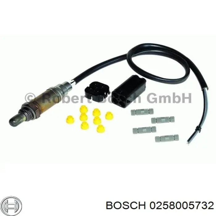 Лямбдазонд, датчик кисню до каталізатора Bosch 0258005732 ціна, від 55.95 USD