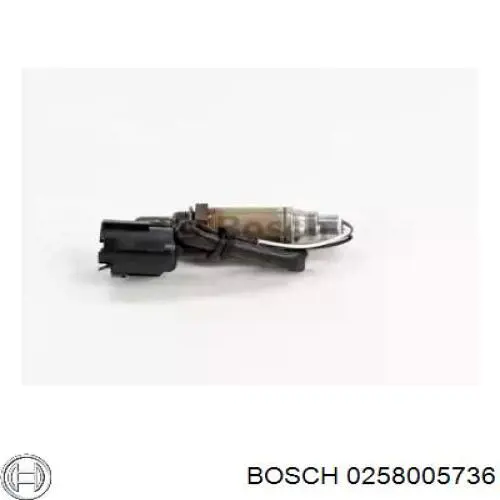 0258005736 Bosch лямбда-зонд, датчик кисню після каталізатора