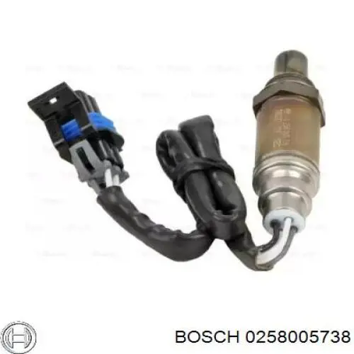 Лямбдазонд, датчик кисню 0258005738 Bosch