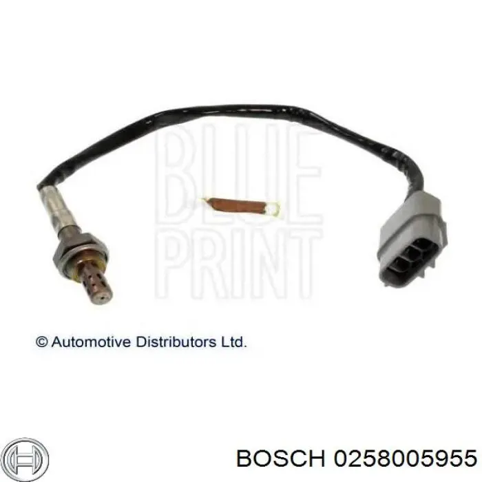 0258005955 Bosch Лямбдазонд, датчик кисню до каталізатора