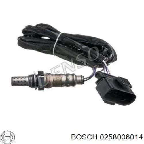 0258006014 Bosch лямбда-зонд, датчик кисню після каталізатора