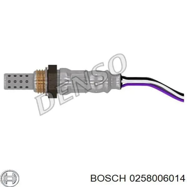 Купити 0258006014 Bosch Лямбда-зонд, датчик кисню після каталізатора