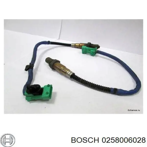 0258006028 Bosch лямбда-зонд, датчик кисню до каталізатора, правий