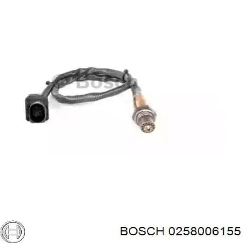 Купити 0258006155 Bosch Лямбда зонд, датчик кисню
