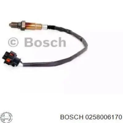 Лямбдазонд, датчик кисню до каталізатора 0258006170 Bosch