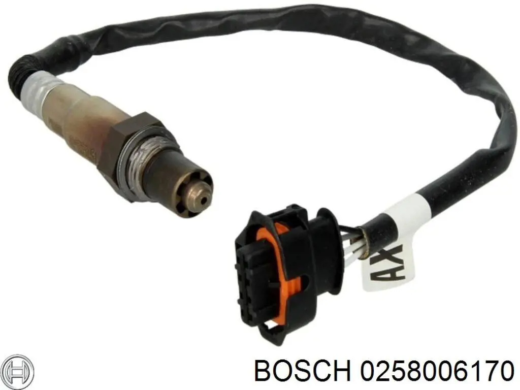 0258006170 Bosch лямбдазонд, датчик кисню до каталізатора