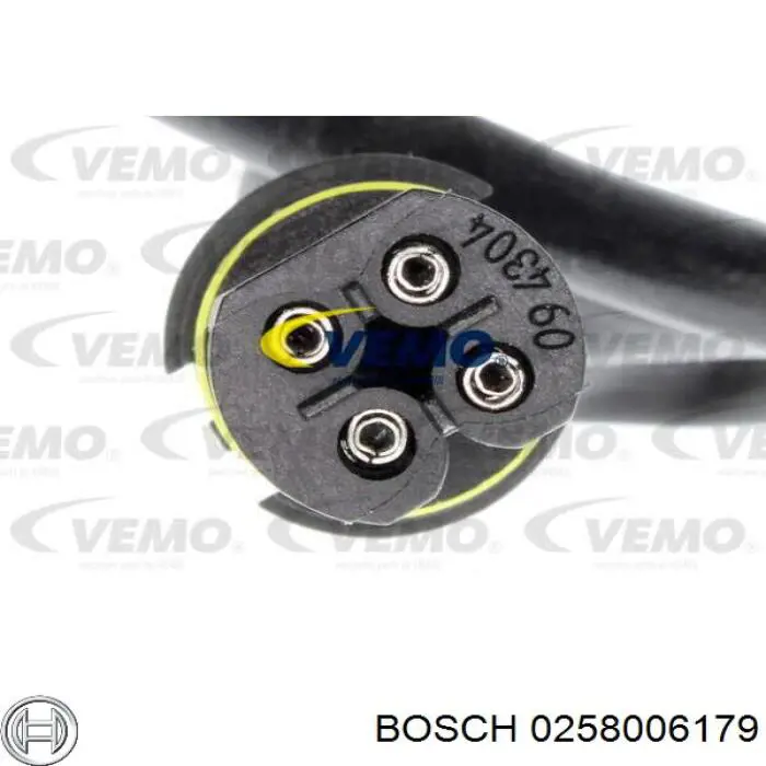 Лямбда-зонд, датчик кисню до каталізатора, лівий 0258006179 Bosch