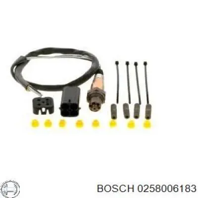 Лямбда-зонд, датчик кисню після каталізатора 0258006183 Bosch