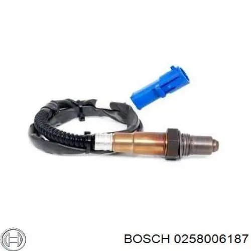 Лямбдазонд, датчик кисню до каталізатора 0258006187 Bosch