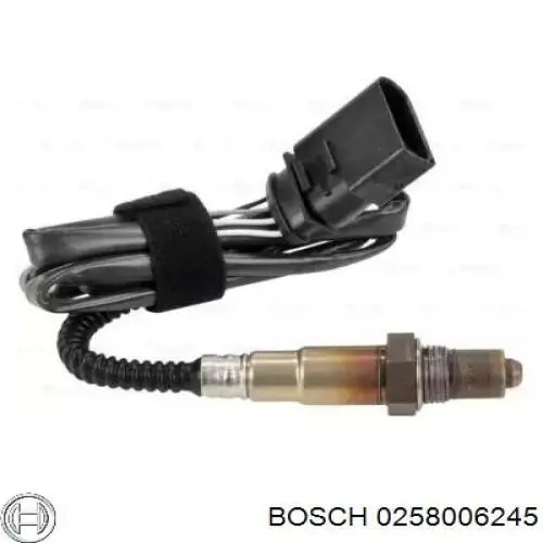 Лямбдазонд, датчик кисню до каталізатора 0258006245 Bosch