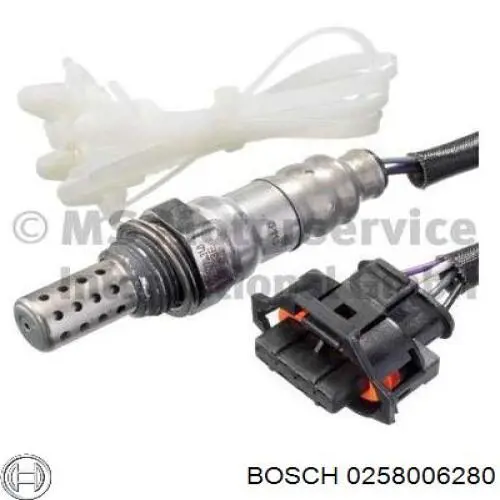 Лямбдазонд, датчик кисню до каталізатора Bosch 0258006280 ціна, від 70.89 USD
