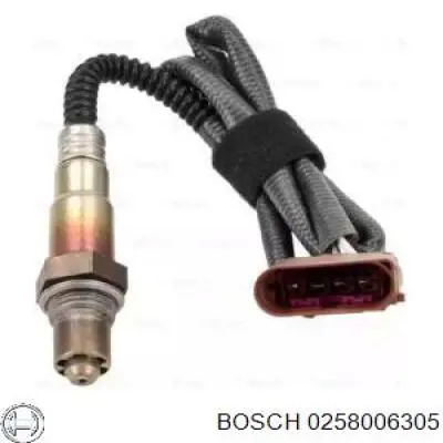 Лямбдазонд, датчик кисню після каталізатора Bosch 0258006305 ціна, від 25.34 USD