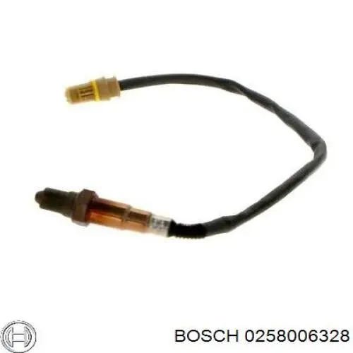 0258006328 Bosch лямбда-зонд, датчик кисню після каталізатора, лівий