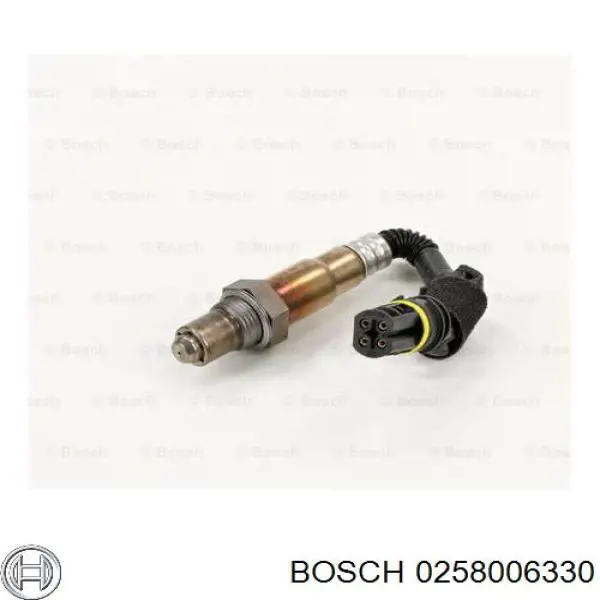 0258006330 Bosch лямбдазонд, датчик кисню до каталізатора
